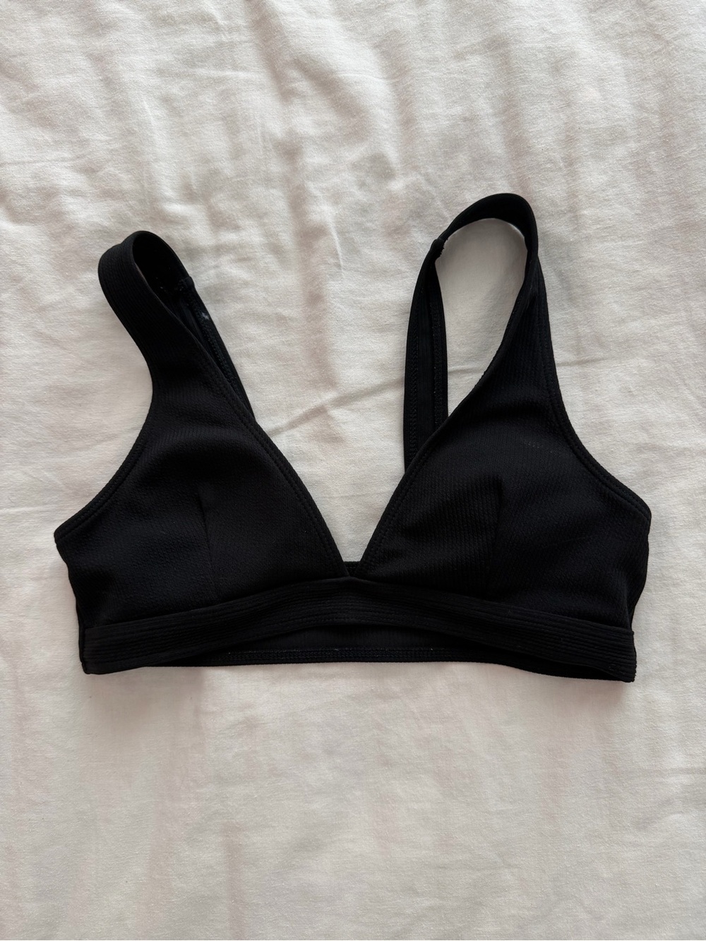 Black Triangle Bikini Top